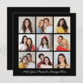 Erstellen Sie Ihre eigene 9-Foto-Collage Hinzufüge (Vorne/Hinten)