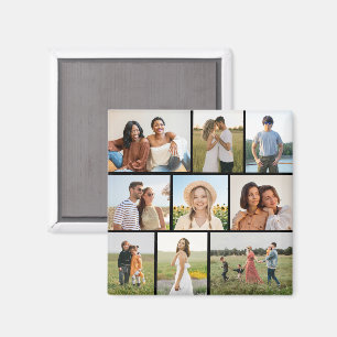 Erstellen Sie Ihre eigene 9-Foto-Collage Magnet