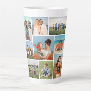Erstellen Sie Ihre eigene 9-Foto-Collage Milchtasse
