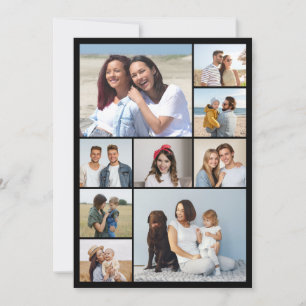Erstellen Sie Ihre eigene 9-Foto-Collage  Mitteilungskarte
