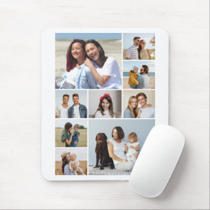 Erstellen Sie Ihre eigene 9-Foto-Collage Mousepad