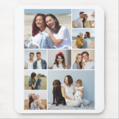 Erstellen Sie Ihre eigene 9-Foto-Collage Mousepad (Vorne)