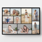 Erstellen Sie Ihre eigene 9 Foto Collage Plaque Fotoplatte (Vorderseite)