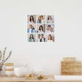 Erstellen Sie Ihre eigene 9-Foto-Collage Poster (Küche)