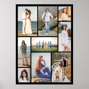 Erstellen Sie Ihre eigene 9-Foto-Collage Poster