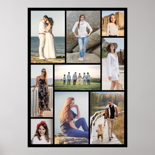 Erstellen Sie Ihre eigene 9-Foto-Collage Poster (Vorne)