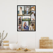 Erstellen Sie Ihre eigene 9-Foto-Collage Poster (Küche)