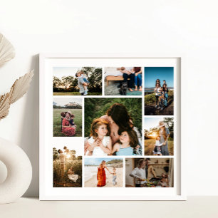 Erstellen Sie Ihre eigene 9-Foto-Collage Poster