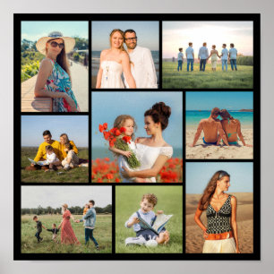 Erstellen Sie Ihre eigene 9-Foto-Collage Poster