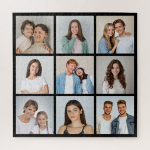 Erstellen Sie Ihre eigene 9-Foto-Collage Puzzle