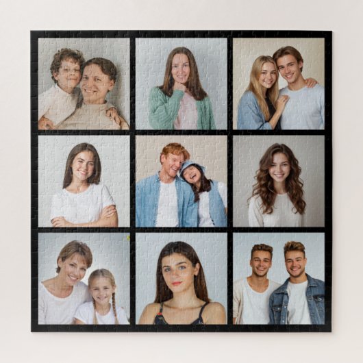 Erstellen Sie Ihre eigene 9-Foto-Collage Puzzle (Vertikal)
