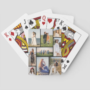 Erstellen Sie Ihre eigene 9-Foto-Collage Spielkarten