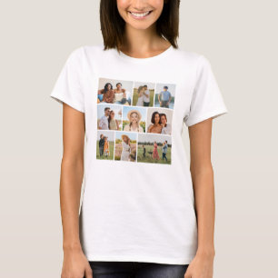 Erstellen Sie Ihre eigene 9-Foto-Collage T-Shirt