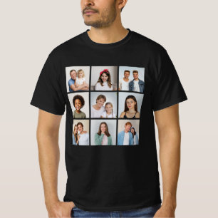 Erstellen Sie Ihre eigene 9-Foto-Collage T-Shirt