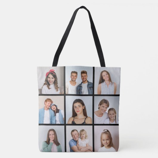 Erstellen Sie Ihre eigene 9-Foto-Collage Tasche (Vorderseite)