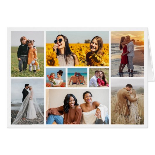 Erstellen Sie Ihre eigene 9 FotoCollage (Vorderseite (Horizontal))