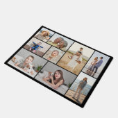 Erstellen Sie Ihre eigene 9 FotoCollage Fußmatte (Schrägansicht)