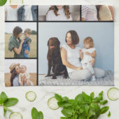 Erstellen Sie Ihre eigene 9 FotoCollage Geschirrtuch (Gefaltet)