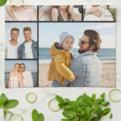 Erstellen Sie Ihre eigene 9 FotoCollage Geschirrtuch (Gefaltet)