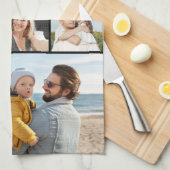 Erstellen Sie Ihre eigene 9 FotoCollage Geschirrtuch (Viertel Falte)
