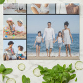 Erstellen Sie Ihre eigene 9 FotoCollage Geschirrtuch (Gefaltet)