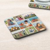 Erstellen Sie Ihre eigene 9 FotoCollage Getränkeuntersetzer (Linke Seite)