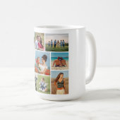 Erstellen Sie Ihre eigene 9 FotoCollage Kaffeetasse (VorderseiteRechts)