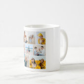 Erstellen Sie Ihre eigene 9 FotoCollage Kaffeetasse (VorderseiteRechts)