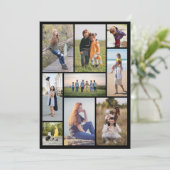 Erstellen Sie Ihre eigene 9 FotoCollage Karte (Stehend Vorderseite)