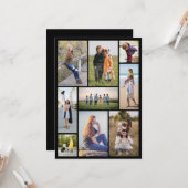 Erstellen Sie Ihre eigene 9 FotoCollage Karte (Vorderseite/Rückseite Beispiel)