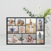 Erstellen Sie Ihre eigene 9 FotoCollage Karte (Stehend Vorderseite)