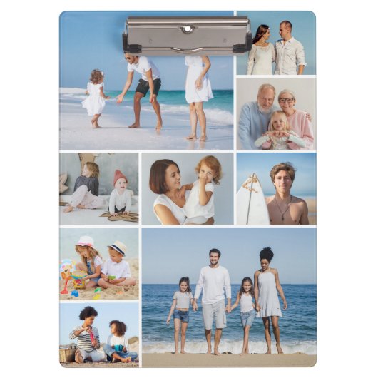Erstellen Sie Ihre eigene 9 FotoCollage Klemmbrett (Vorderseite)
