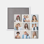 Erstellen Sie Ihre eigene 9 FotoCollage Magnet (Vorderseite/Rückseite)