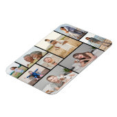 Erstellen Sie Ihre eigene 9 FotoCollage Magnet (Linke Seite)