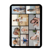 Erstellen Sie Ihre eigene 9 FotoCollage Magnet (Vertikal)