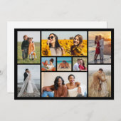 Erstellen Sie Ihre eigene 9 FotoCollage Mitteilungskarte (Vorne/Hinten)