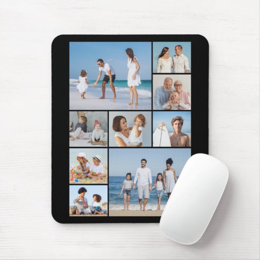 Erstellen Sie Ihre eigene 9 FotoCollage Mousepad (Mit Mouse)