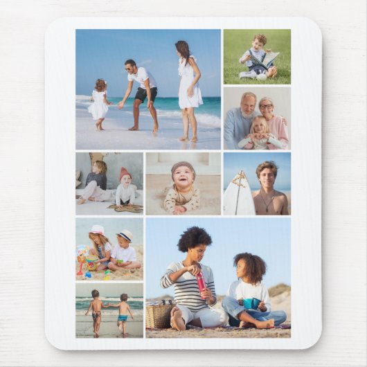 Erstellen Sie Ihre eigene 9 FotoCollage Mousepad (Vorne)