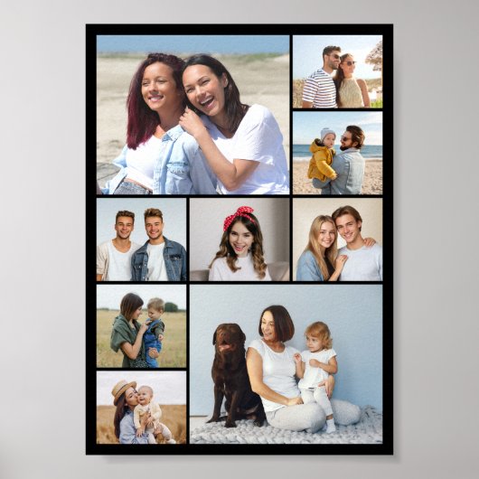 Erstellen Sie Ihre eigene 9 FotoCollage Poster (Vorne)