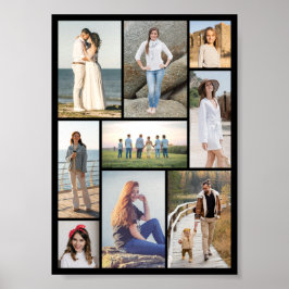 Erstellen Sie Ihre eigene 9 FotoCollage Poster