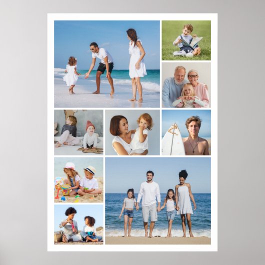 Erstellen Sie Ihre eigene 9 FotoCollage Poster (Vorne)