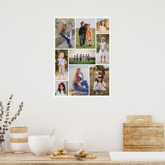 Erstellen Sie Ihre eigene 9 FotoCollage Poster (Küche)