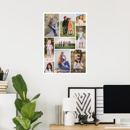 Erstellen Sie Ihre eigene 9 FotoCollage Poster (Heimbüro)
