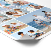 Erstellen Sie Ihre eigene 9 FotoCollage Poster (Ecke)