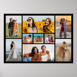 Erstellen Sie Ihre eigene 9 FotoCollage Poster