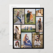 Erstellen Sie Ihre eigene 9 FotoCollage Postkarte (Vorne/Hinten)
