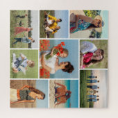 Erstellen Sie Ihre eigene 9 FotoCollage Puzzle (Horizontal)