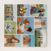 Erstellen Sie Ihre eigene 9 FotoCollage Puzzle (Horizontal)