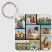 Erstellen Sie Ihre eigene 9 FotoCollage Schlüsselanhänger (Vorderseite)