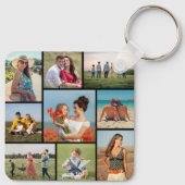 Erstellen Sie Ihre eigene 9 FotoCollage Schlüsselanhänger (Rückseite)